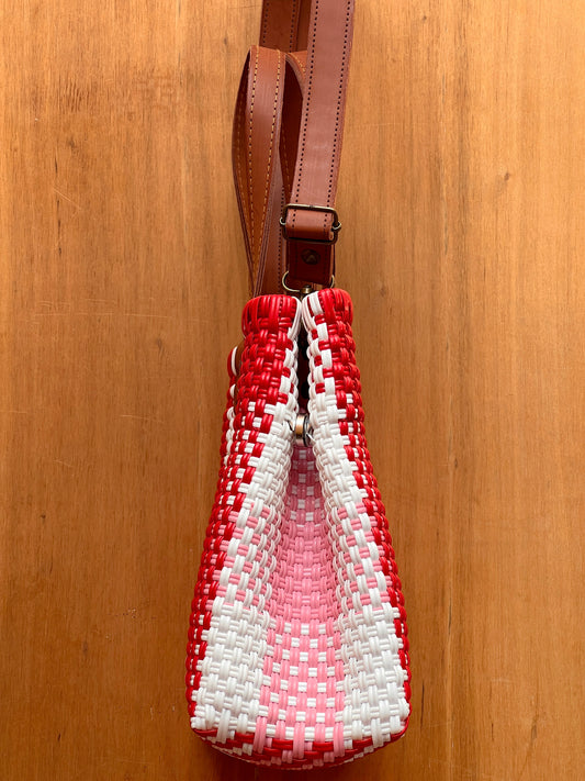 Tote Bag con correa fresas con crema🍓