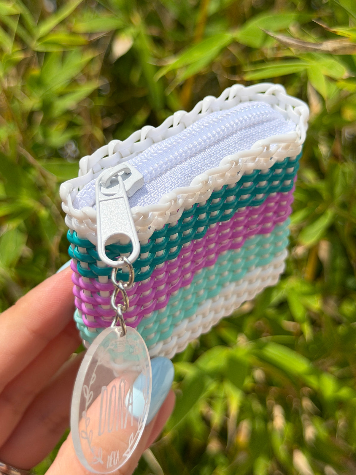 Monedero mini violeta🩵