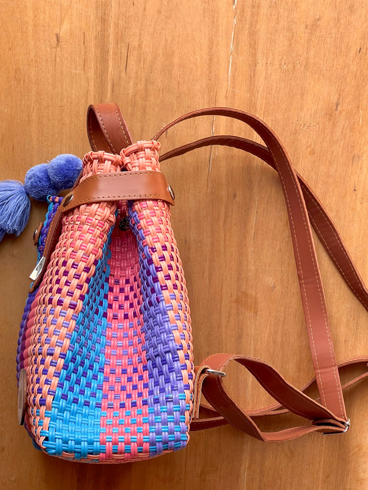 Tote Backpack pastel colors🩷🩵💜