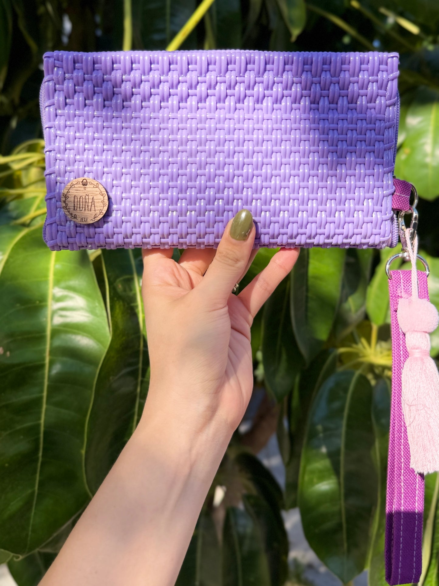 Cartera con cierre lavanda🪻
