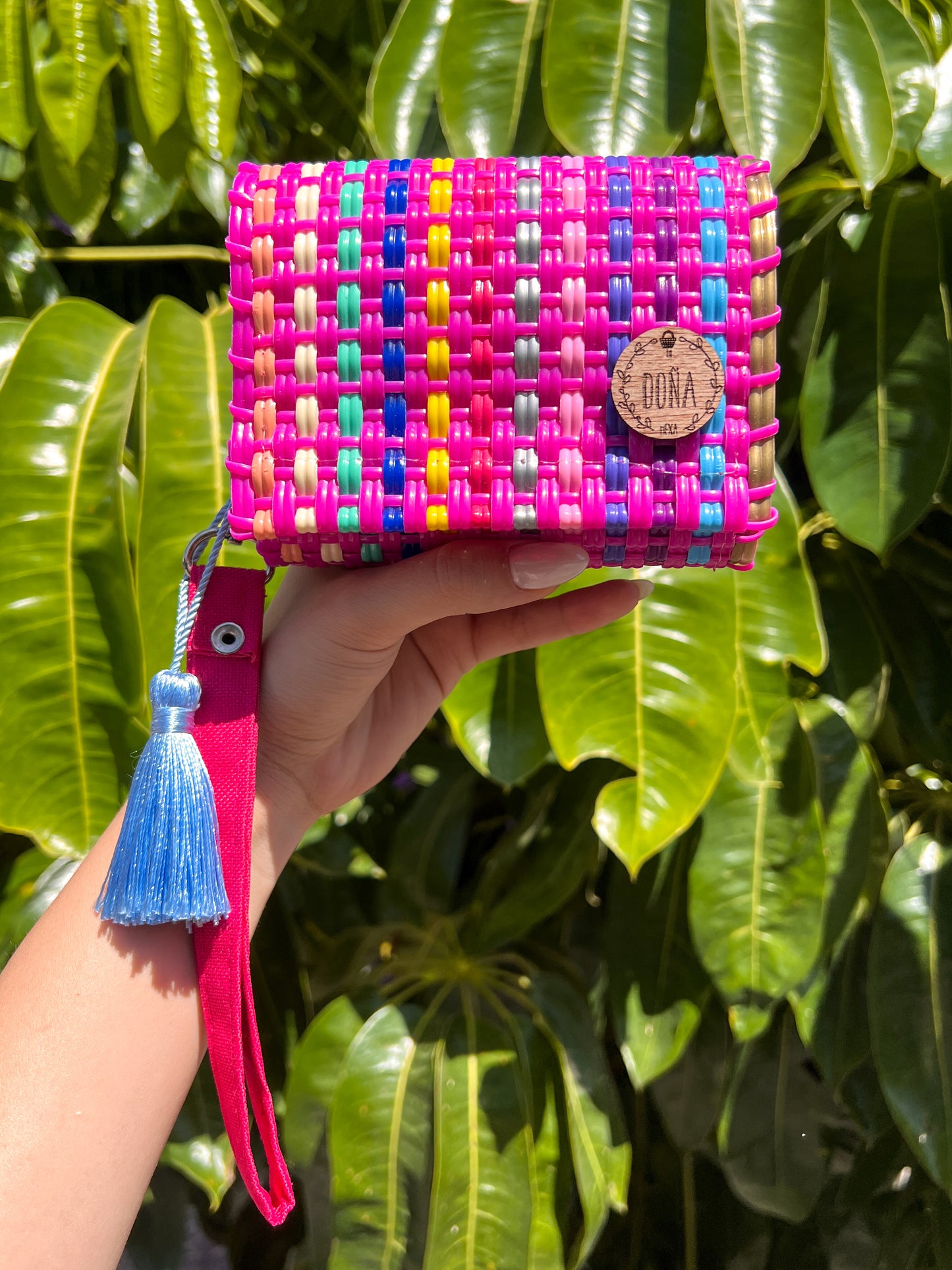 Cartera mini fucsia colores💞