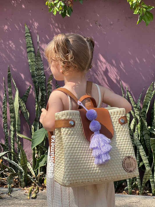 Mochila kids cream✨