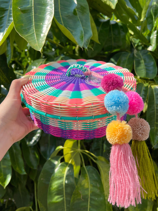 Tortillero colores mexicanos🌸
