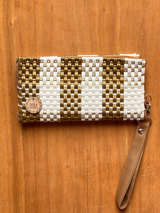 Cartera porta celular 📲 square gold✨