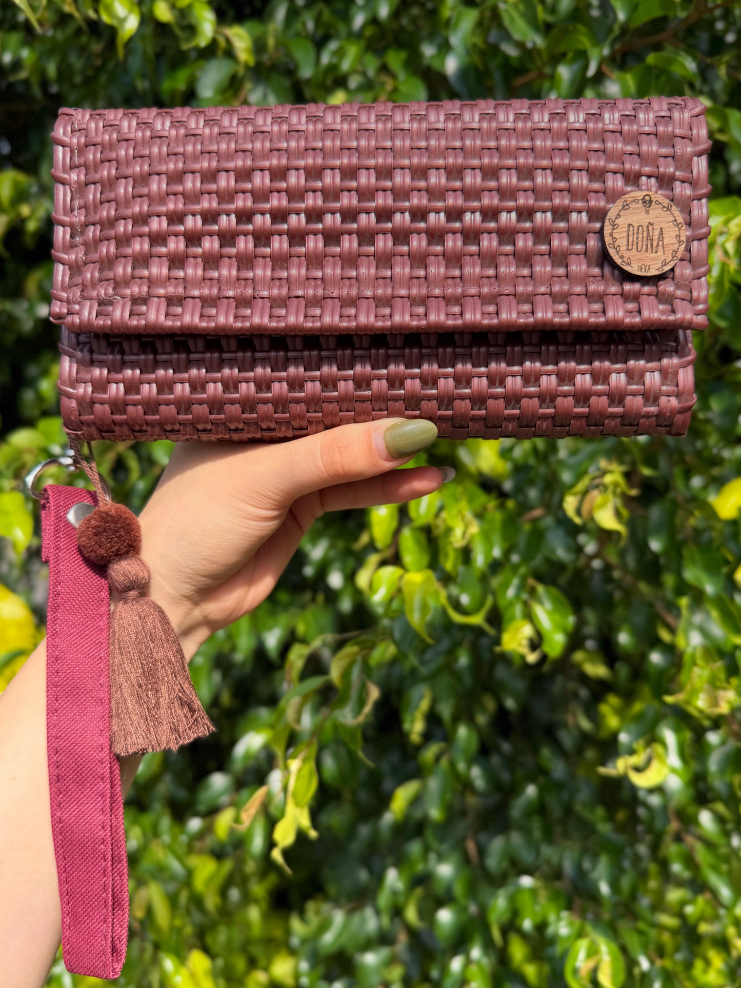 Cartera broches porta celular otoño 🍂