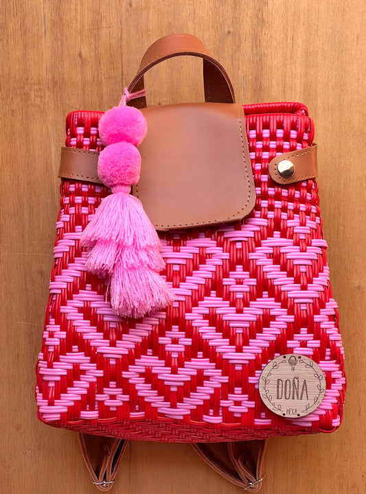 Mochila Kids corazón rojo ♥️