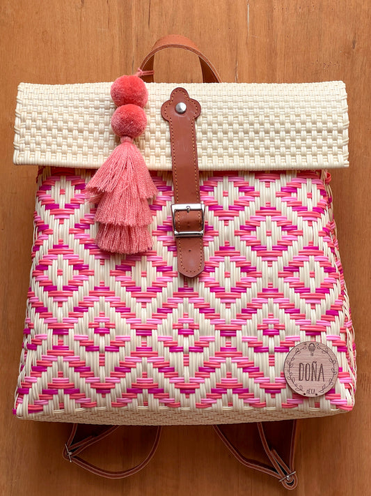 Mochila Serendipia mix rosas🎀