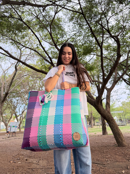 Canasta Jumbo caramelo 🌸