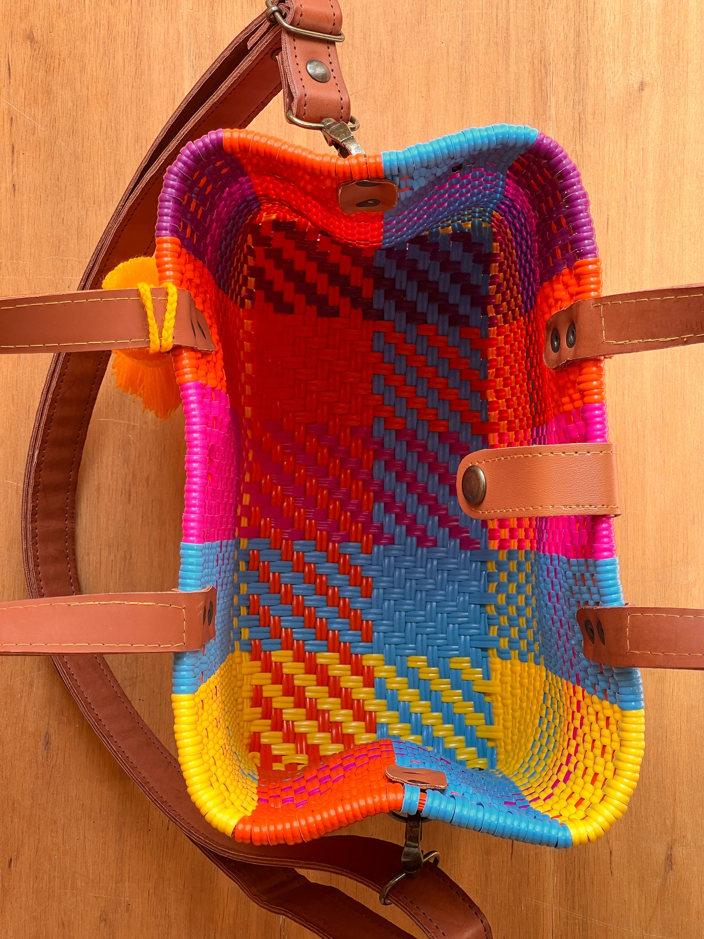 Tote Bag square colores🟧🟨🟦🟪