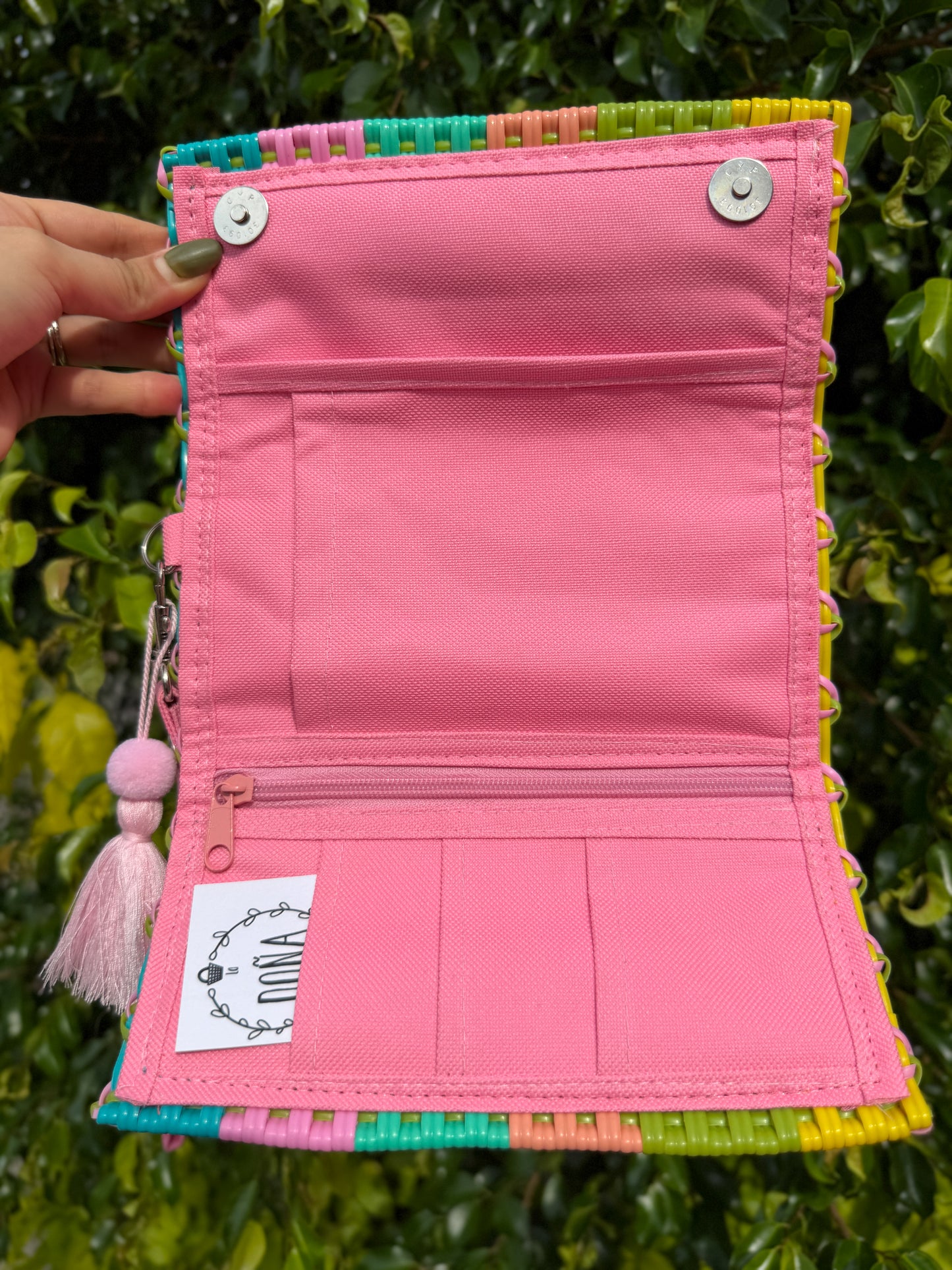 Cartera broches porta celular primavera🌼