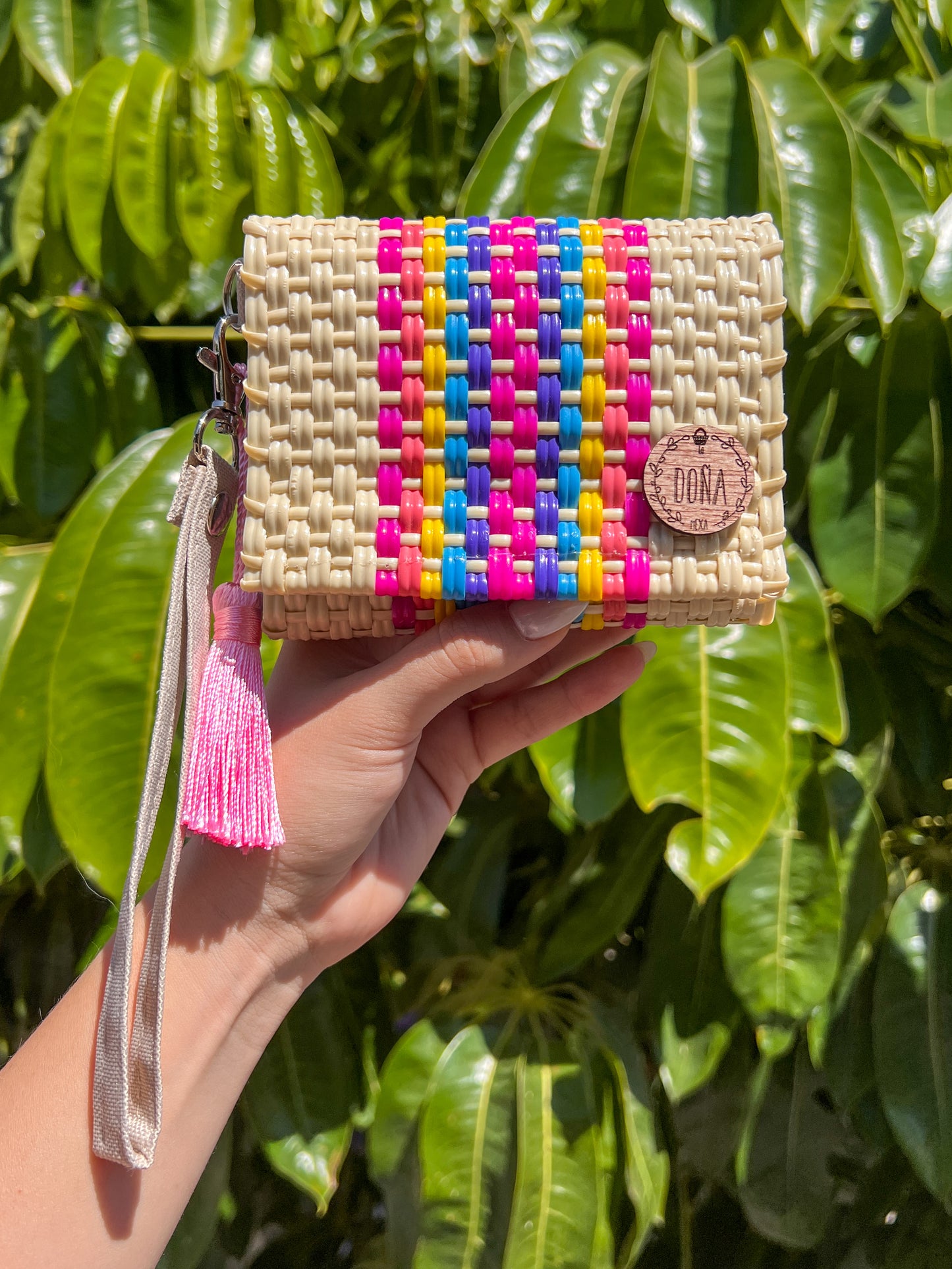 Cartera mini cream arcoíris 🌈