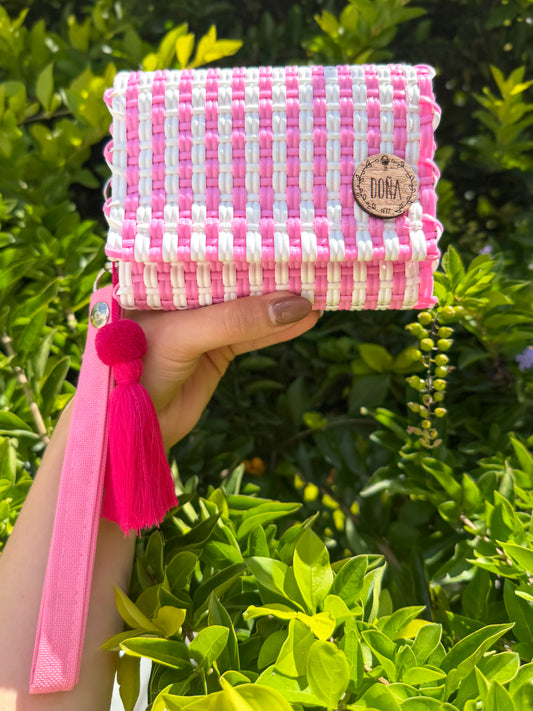 Cartera mini rosa pastel🌸